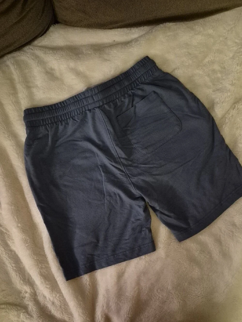 Hurley Blue Knit Sweat Athletic Logo Drawstring Shorts